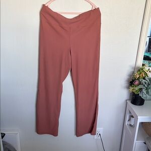 GAP Wide Leg Pants in Dusty Rose